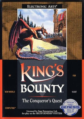 Cover King's Bounty for Genesis - Mega Drive